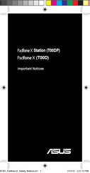 Asus Padfone X Station (T00DP) Important Notice