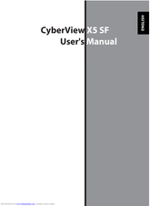 CyberView X5 SF User Manual