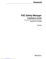 Honeywell FSC-SM Installation Manual