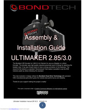 Bondtech ULTIMAKER 3.0 Installation Manual