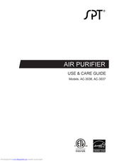 SPT AC-3037 Use & Care Manual