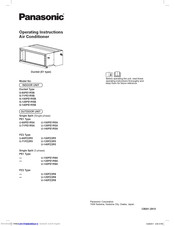 Panasonic S-100PE1R5B Operating Instructions Manual