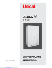 Unical Alkon 09 R 18 User Operating Instructions Manual