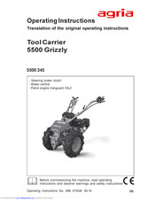 Agria Grizzly 5500 345 Operating Instructions Manual