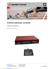 Swiss Timing Photocells Switcher User Manual