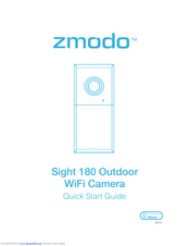 ZMODO Sight 180 Quick Start Manual