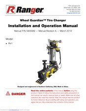 Ranger Wheel Guardian RV1 Installation And Operation Manual