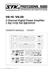 STK Professional Audio VS-40 Power Plus Owner's Manual