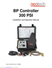 Geotech BP Controller 300 PSI Installation And Operation Manual