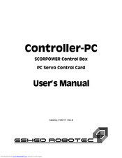 Eshed Robotec PC Servo Control Card User Manual