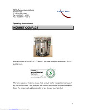 REITEL INDURET COMPACT Operating Instructions Manual