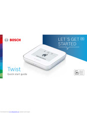 Bosch Twist Quick Start Manual