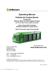 AirBurners S-220E Operating Manual