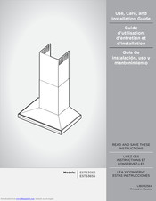ELICA Stoney EST636SS Use, Care And Installation Manual