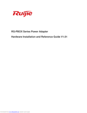Ruijie Networks RG-PBOX-DC12 Reference Manual