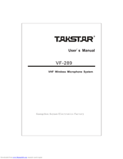 Takstar VF-289 User Manual