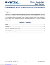 Richtek RT1025 User Manual