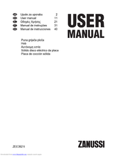 Zanussi ZEE3921I User Manual