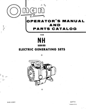 Onan NH Operator's Manual