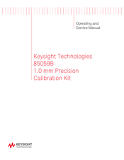 Keysight Technologies 85059B Operating And Service Manual