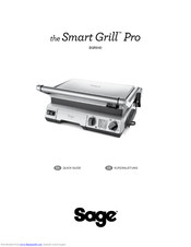 Sage the Smart Grill Pro BGR840 Quick Manual