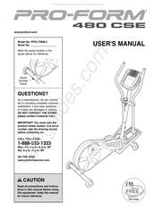 Pro-Form PFEL74908.0 User Manual