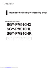 Pioneer SGY-PM910HL Installation Manual