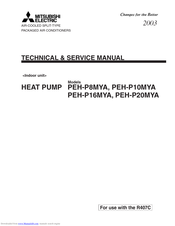 Mitsubishi Electric PEH-P8MYA Technical & Service Manual