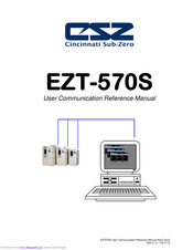 Cincinnati Sub-Zero EZT-570S Reference Manual