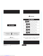 Corsair Rm650x Manuals Manualslib