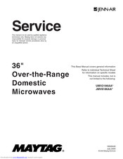Maytag UMV2186AA Series Service Manual