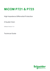 Micom P723 Technical Manual