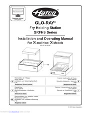 Hatco GLO-RAY GRFHS-22 Installation And Operating Manual