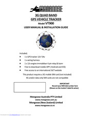 Mongoose VT900 User Manual & Installation Manual