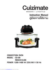 Cuizimate RBSCO12LBK Instruction Manual