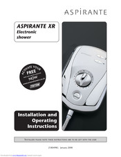 Aspirante XR Installation And Operating Instructions Manual
