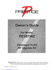 Voxx Electronics Prestige PE1BTWZ Owner's Manual