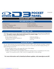 Dynon D3 Quick Start Manual