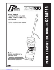 Pearl Abrasive MPS100 Owner's/Operator's Manual