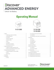 DISCOVER 44-24-2800 Operating Manual