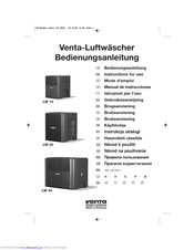 Venta Luftwäscher LW 24 Instructions For Use Manual