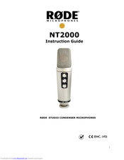 RODE Microphones NT2000 Instruction Manual