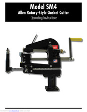 Allpax SM4 Operating Instructions Manual