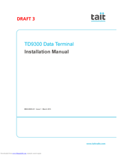 Tait TD9300 Installation Manual