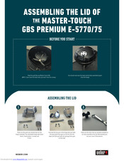 Weber Master-Touch Premium E-5775 Assembling Instructions