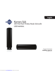 AudioXperts Korners Sub User Manual