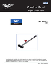 Vollrath Redco Grill Tender 1101 Operator's Manual