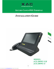 XAC xCE-200WU-UH Installation Manual