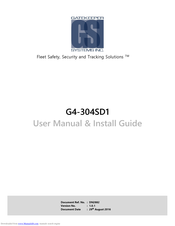 Gatekeeper Systems Fleet Safety, Security and Tracking Solutions G4-304SD1 User Manual & Installation Manual