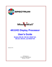 RGB Spectrum MediaWall V  550-2K User Manual